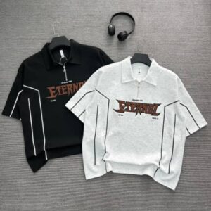 men's zipper polo shirts